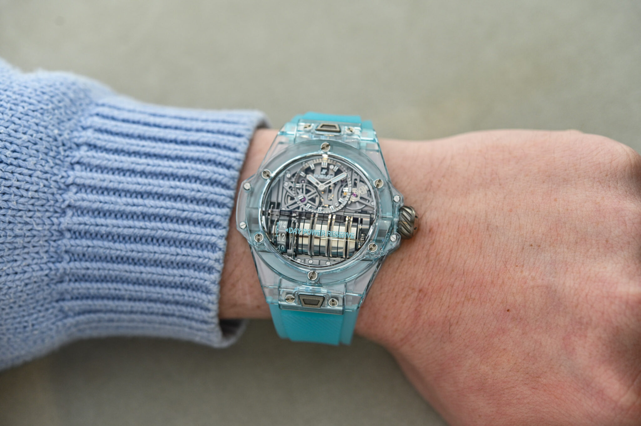 First Look: The Hublot Big Bang MP-11 Water Blue Sapphire