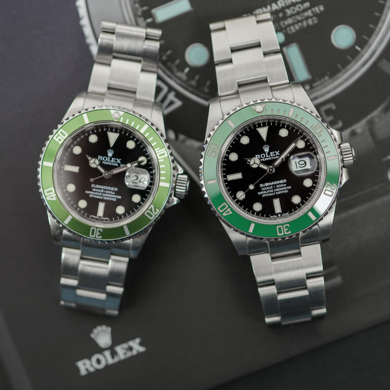 InDepth The Battle of Green Rolex Submariner, Kermit 16610LV vs. Starbucks 126610LV