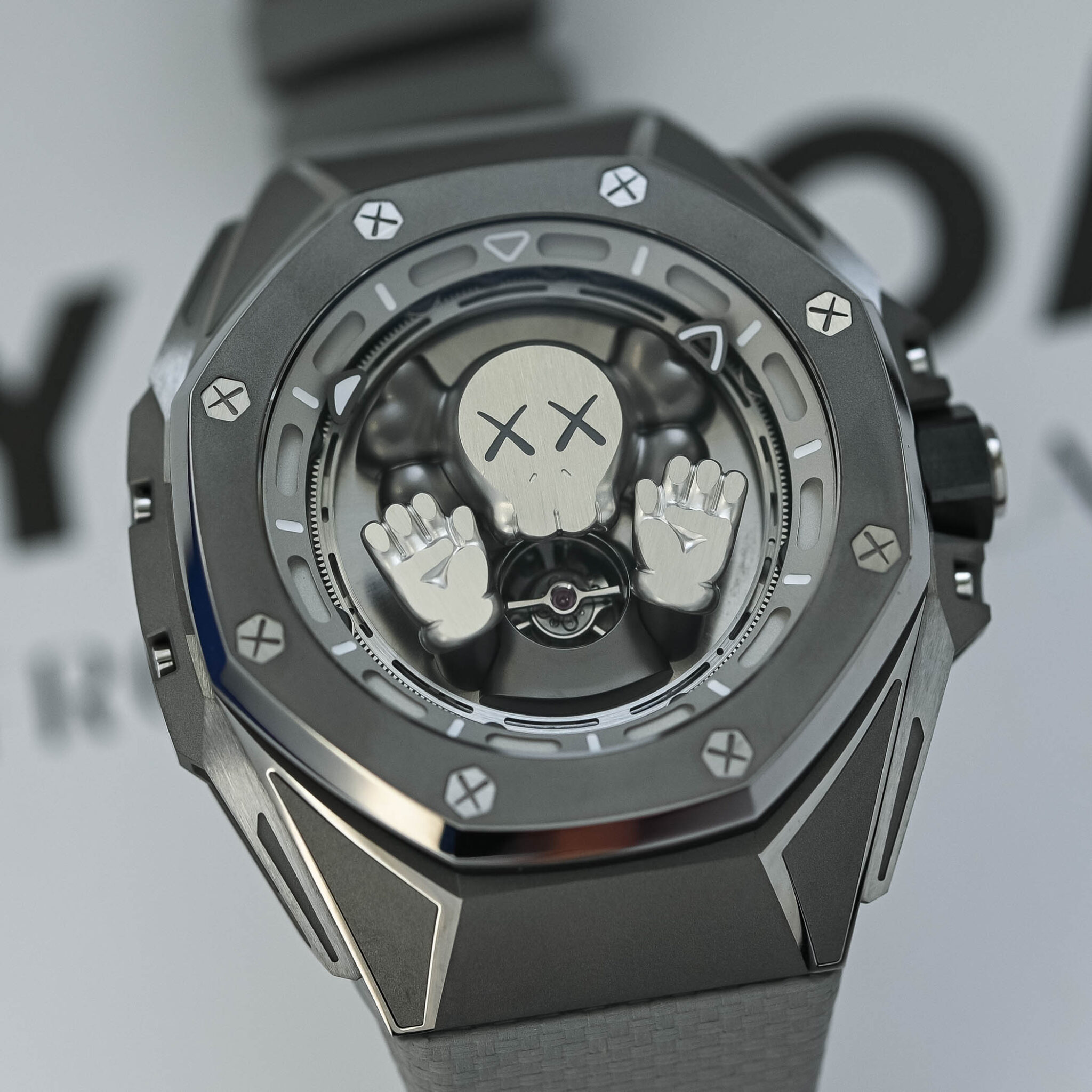 thumbnail image 2 of Audemars Piguet Royal Oak VIP Ad Gift Titanium Ballpoint Pen - Silver - New In Box 2 of 4