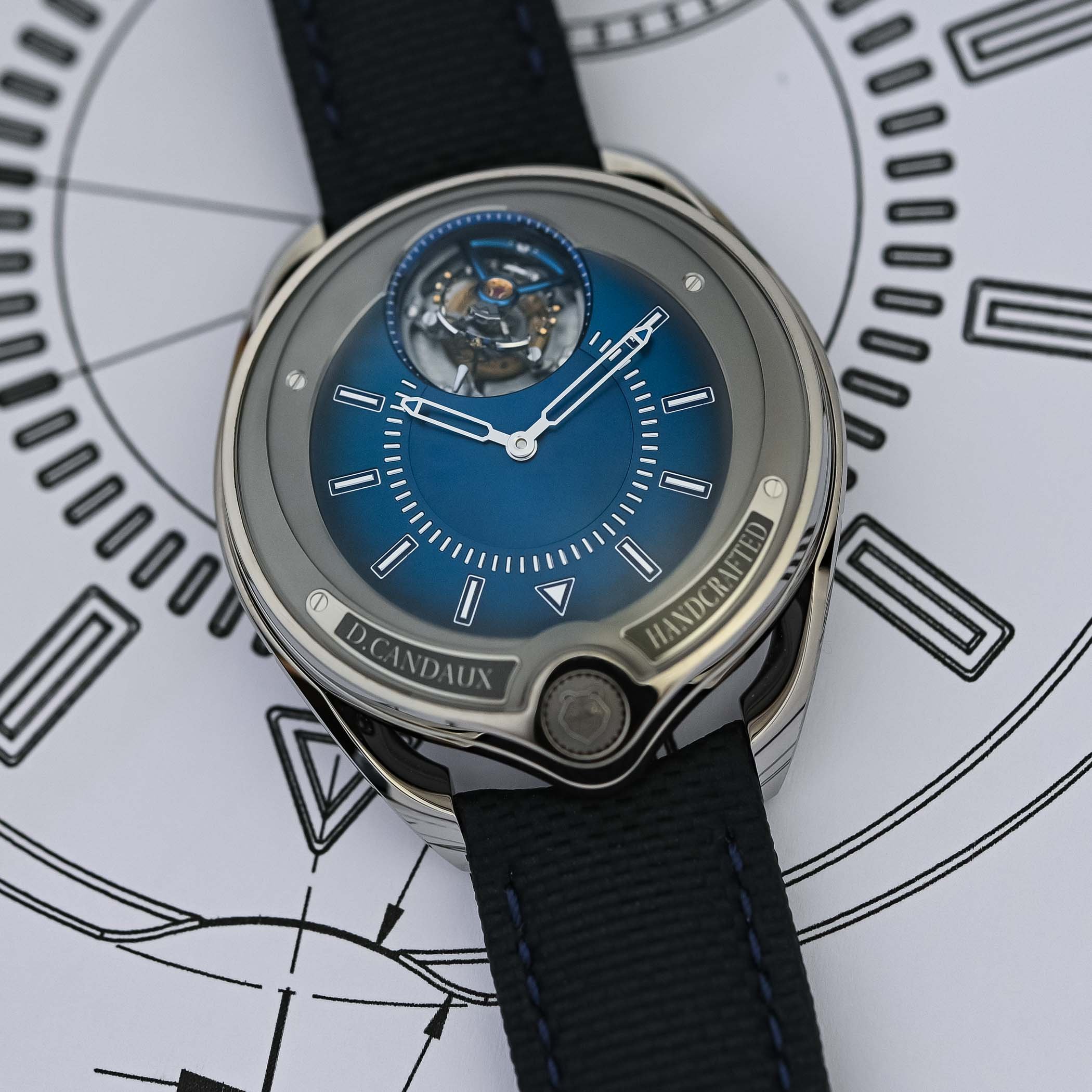 First look – the new David Candaux DC7 Blue Hawk, sculpture beyond the conventions