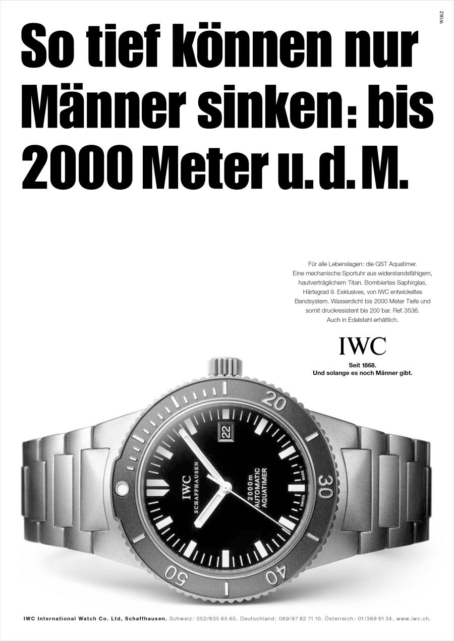 The Evergreens – The History of The IWC Aquatimer and Other Important IWC Dive Watches