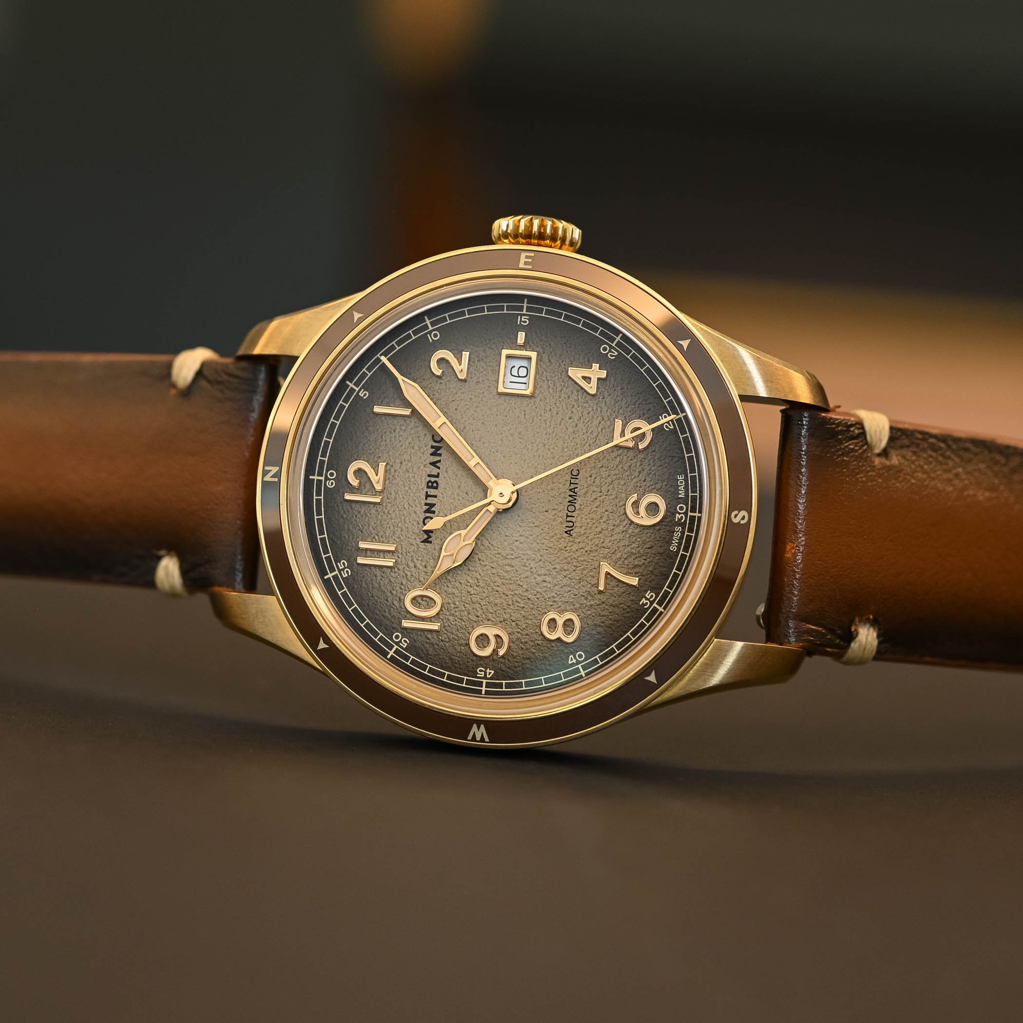 First look – vintage charm for the new Montblanc 1858 automatic date in the cupro aluminum