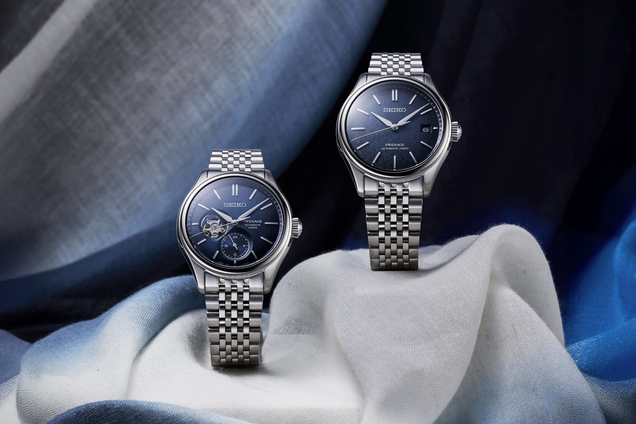 介绍：Ai-iro Blue Seiko Presage Classic系列SPB525和SPB527