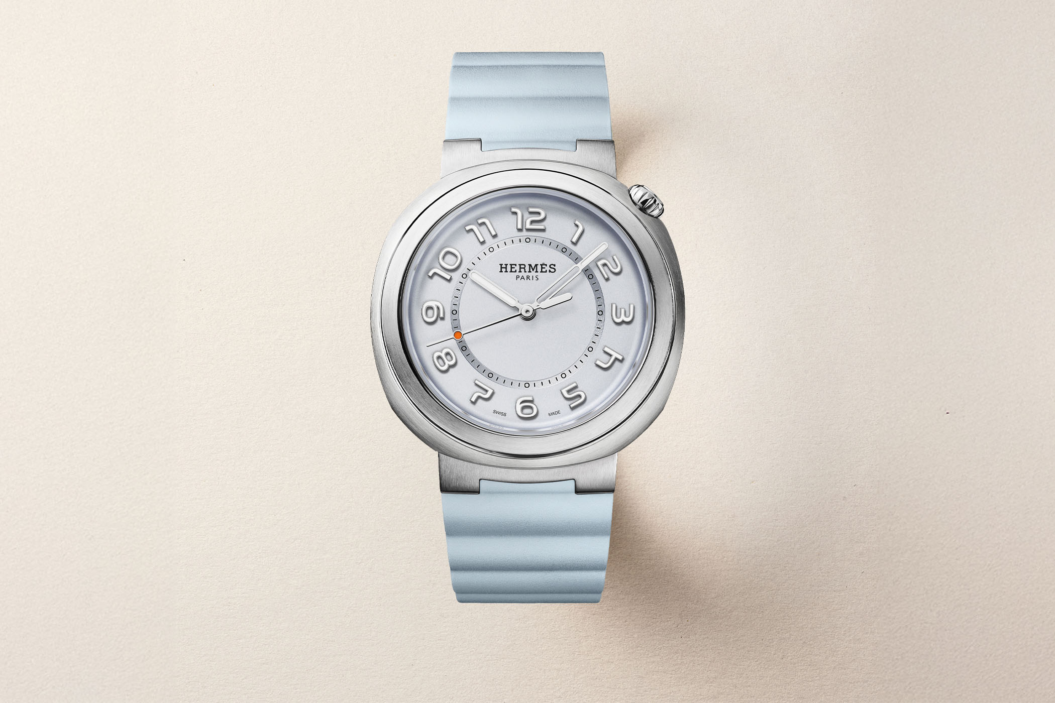 Introducing – The Hermès Cut Now Sports a Light Blue Dial